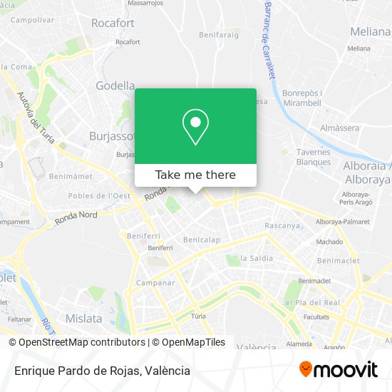 Enrique Pardo de Rojas map