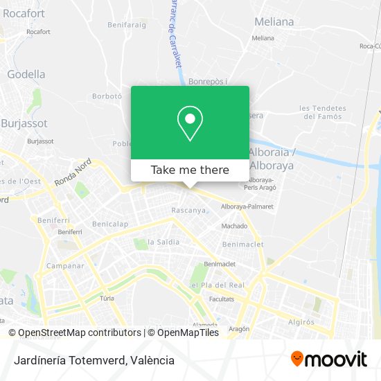 Jardínería Totemverd map