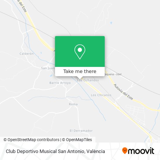 Club Deportivo Musical San Antonio map
