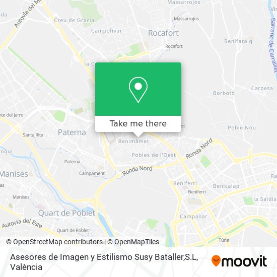 Asesores de Imagen y Estilismo Susy Bataller,S.L map