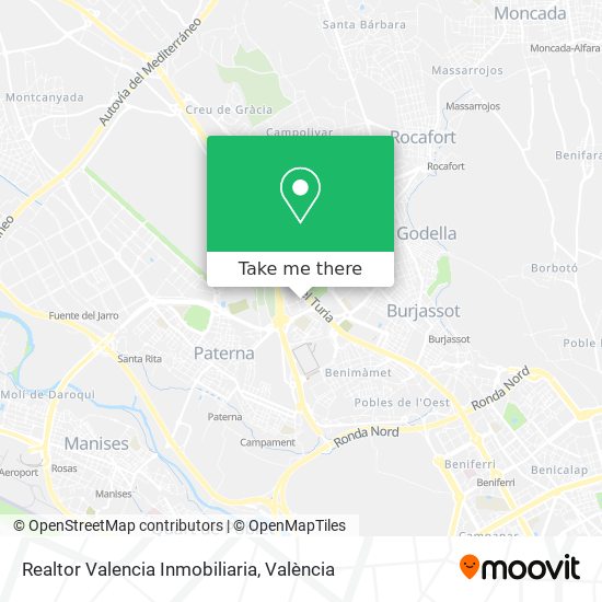 mapa Realtor Valencia Inmobiliaria