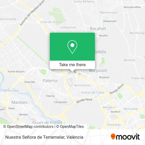 Nuestra Señora de Terramelar map