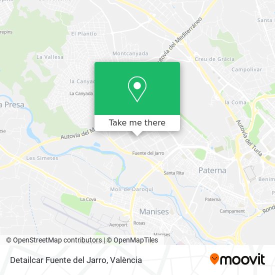 Detailcar Fuente del Jarro map