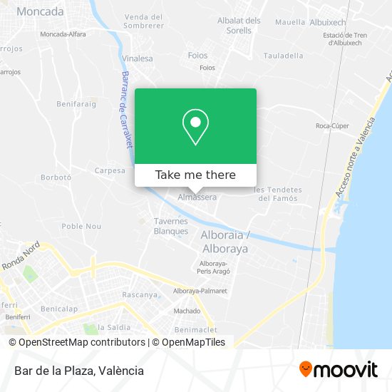 mapa Bar de la Plaza