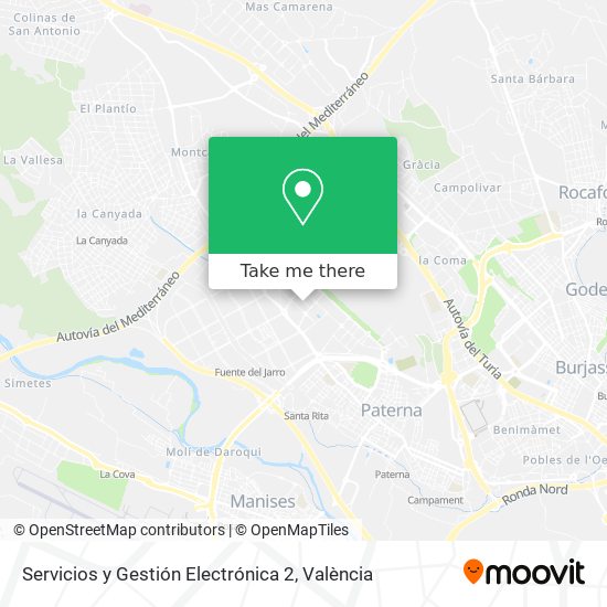 mapa Servicios y Gestión Electrónica 2