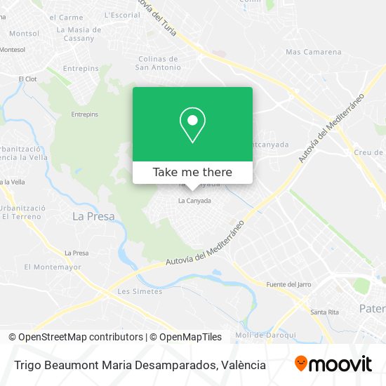 Trigo Beaumont Maria Desamparados map