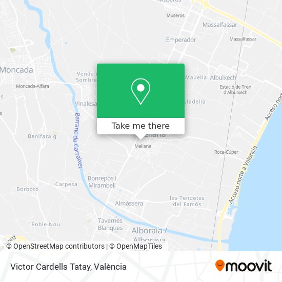 Victor Cardells Tatay map