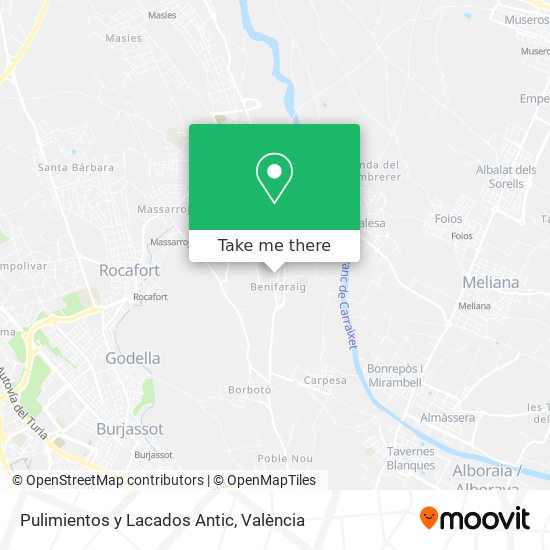 Pulimientos y Lacados Antic map