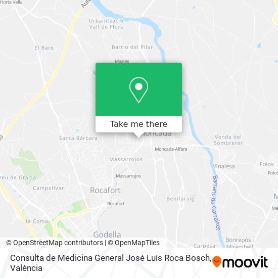 Consulta de Medicina General José Luís Roca Bosch map