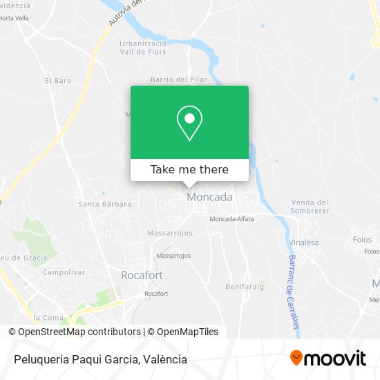 Peluqueria Paqui Garcia map