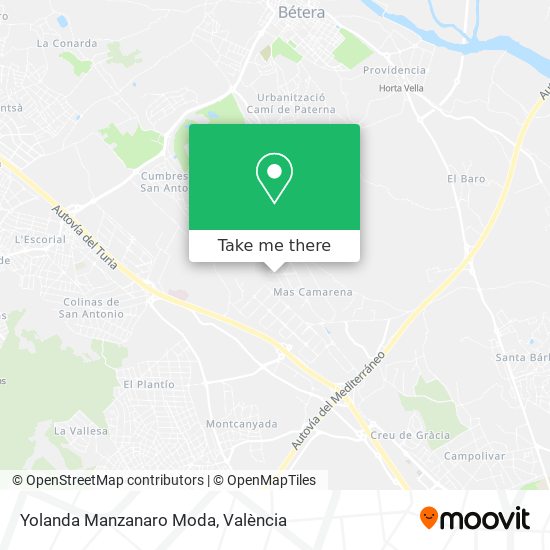 Yolanda Manzanaro Moda map