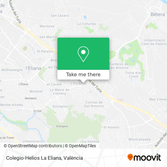 Colegio-Helios La Eliana map