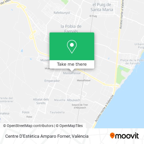 Centre D'Estètica Amparo Forner map