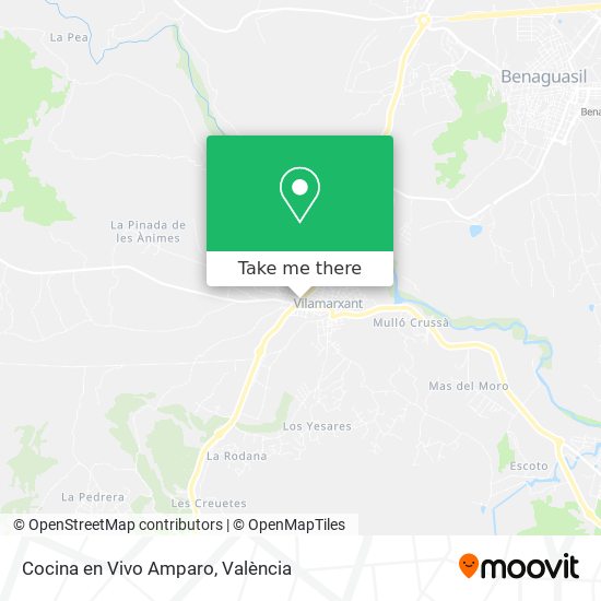 Cocina en Vivo Amparo map
