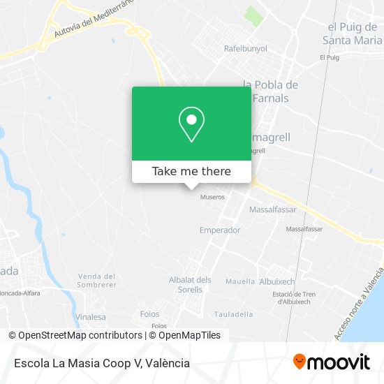 Escola La Masia Coop V map