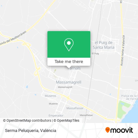 Serma Peluqueria map