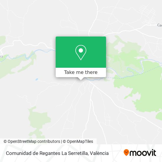 Comunidad de Regantes La Serretilla map