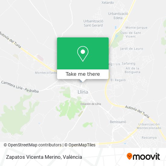 Zapatos Vicenta Merino map