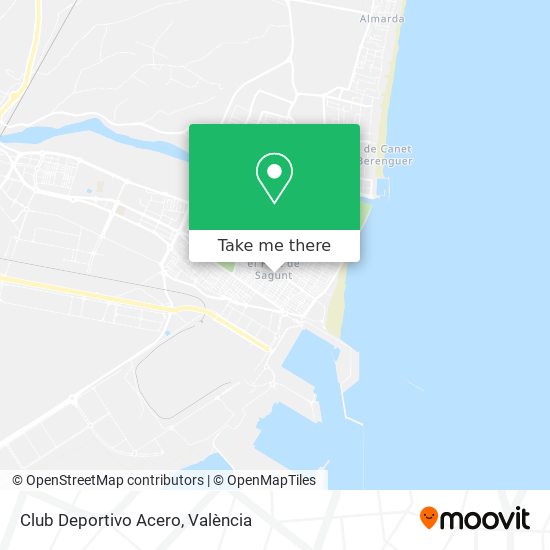 mapa Club Deportivo Acero