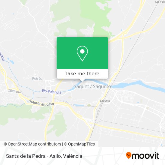 Sants de la Pedra - Asilo map