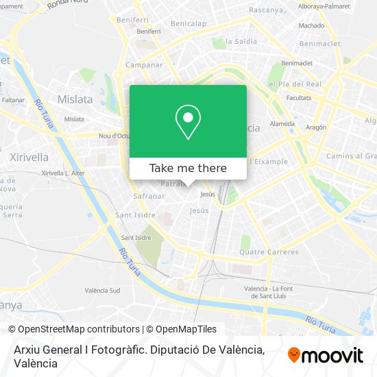 Arxiu General I Fotogràfic. Diputació De València map