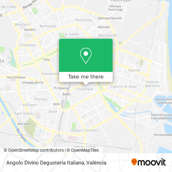 Angolo Divino Degustería Italiana map