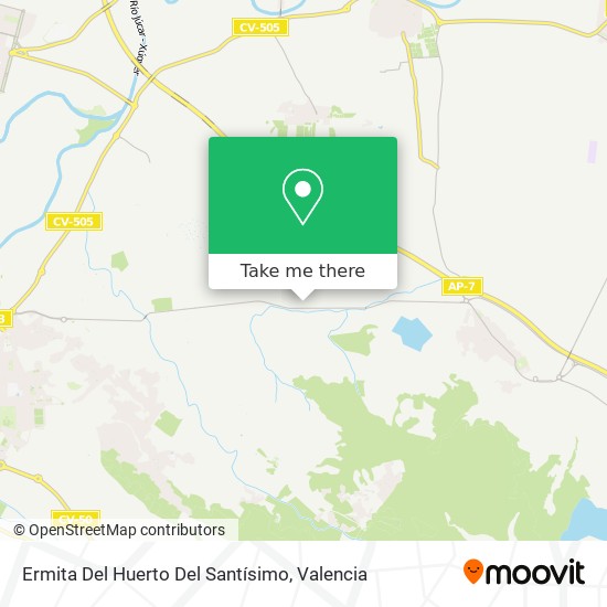 Ermita Del Huerto Del Santísimo map