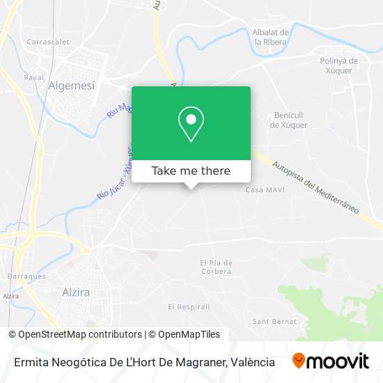 Ermita Neogótica De L'Hort De Magraner map