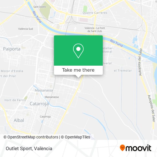 Outlet Sport map