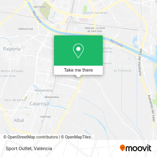Outlet Sport map