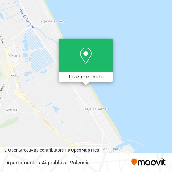 Apartamentos Aiguablava map