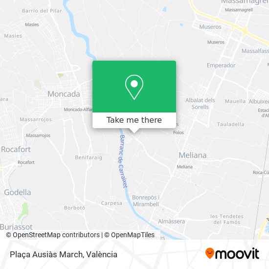 Plaça Ausiàs March map