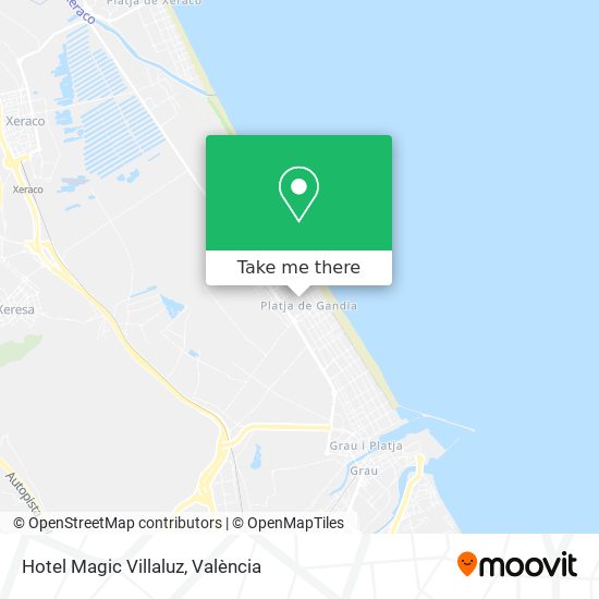 Hotel Magic Villaluz map