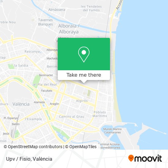 Upv / Fisio map