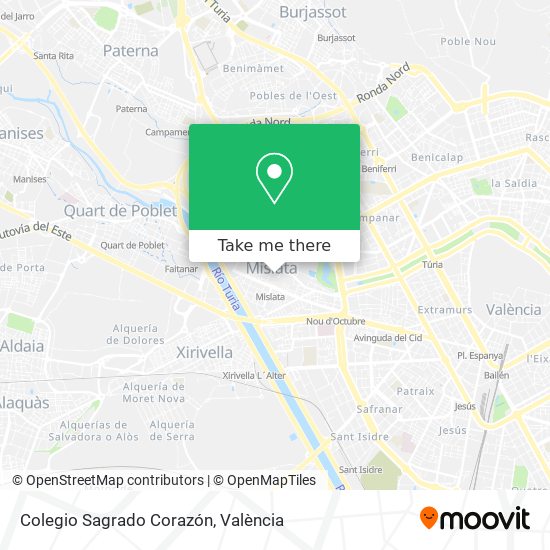 mapa Colegio Sagrado Corazón