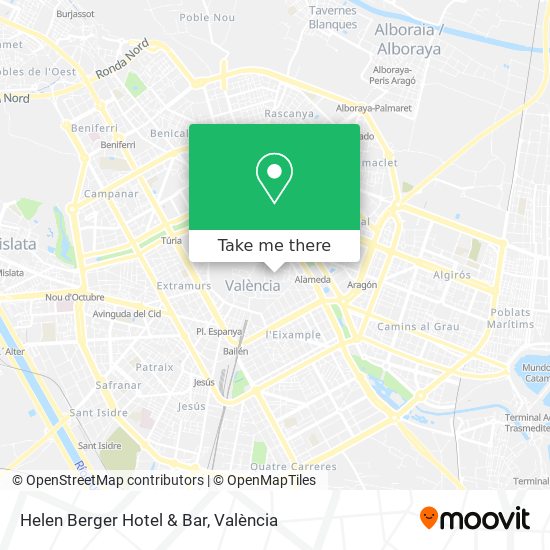Helen Berger Hotel & Bar map