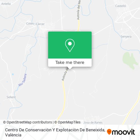 Centro De Conservaciòn Y Explotaciòn De Beneixida map