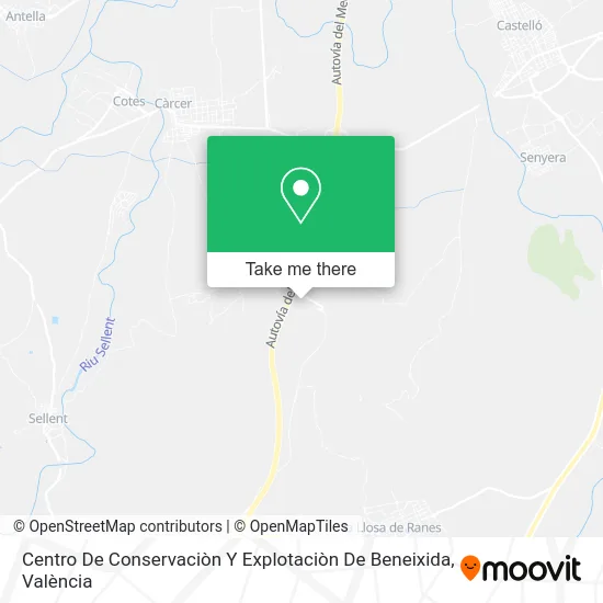 Centro De Conservaciòn Y Explotaciòn De Beneixida map