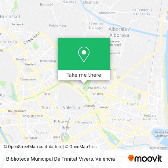 Biblioteca Municipal De Trinitat Vivers map