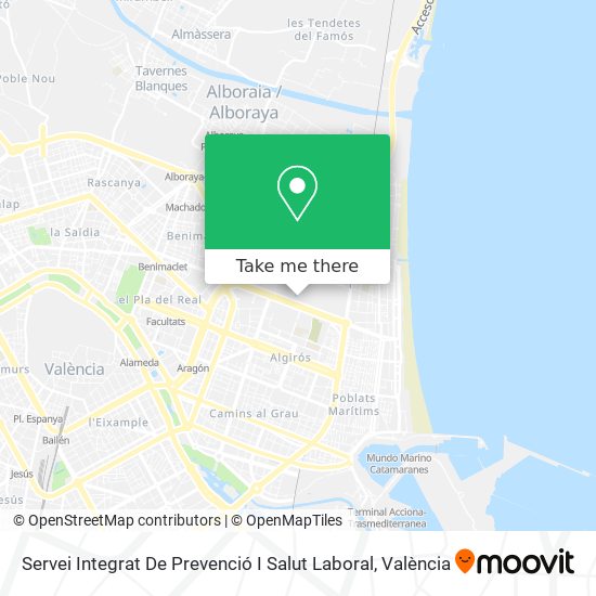 Servei Integrat De Prevenció I Salut Laboral map