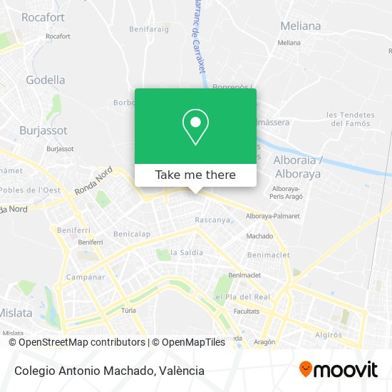 Colegio Antonio Machado map