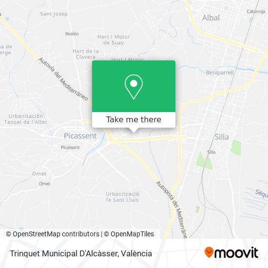 Trinquet Municipal D'Alcàsser map