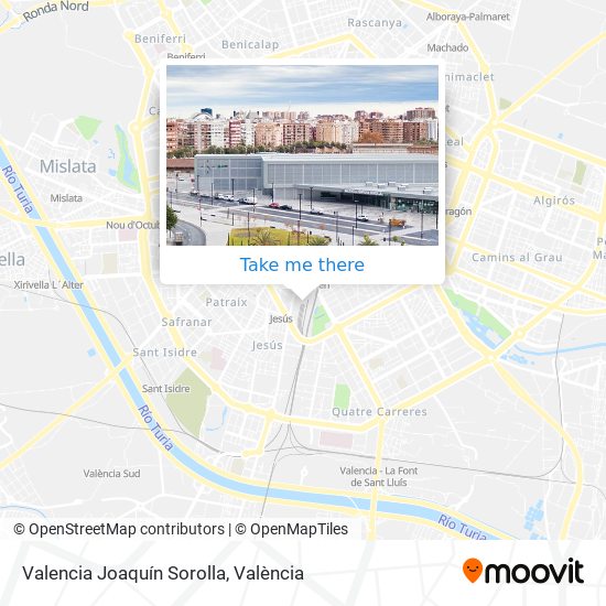 Valencia Joaquín Sorolla map