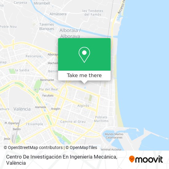 mapa Centro De Investigación En Ingeniería Mecánica