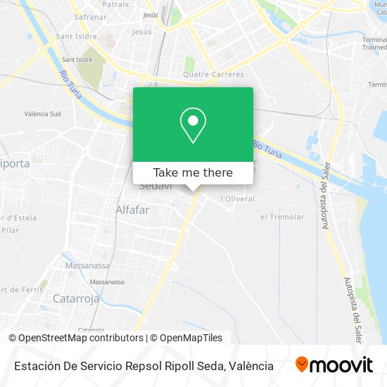 mapa Estación De Servicio Repsol Ripoll Seda