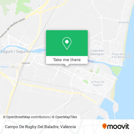 Campo De Rugby Del Baladre map