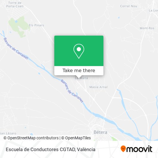 Escuela de Conductores CGTAD map