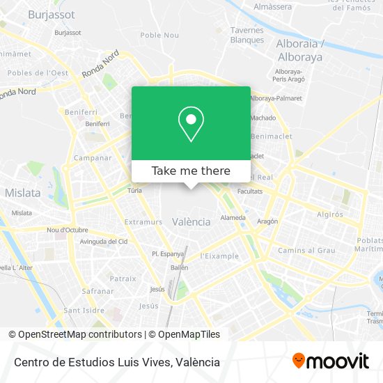 Centro de Estudios Luis Vives map