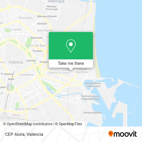 CEP Aiora map