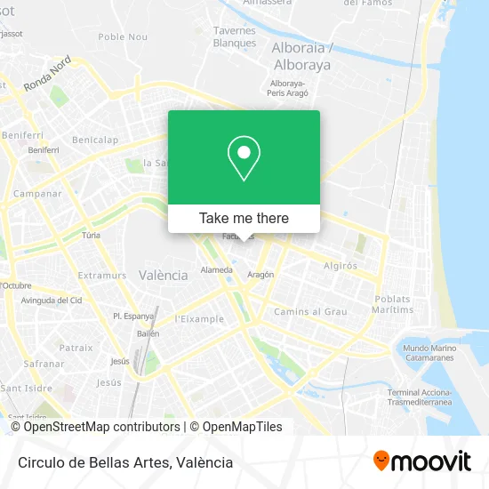 Circulo de Bellas Artes map